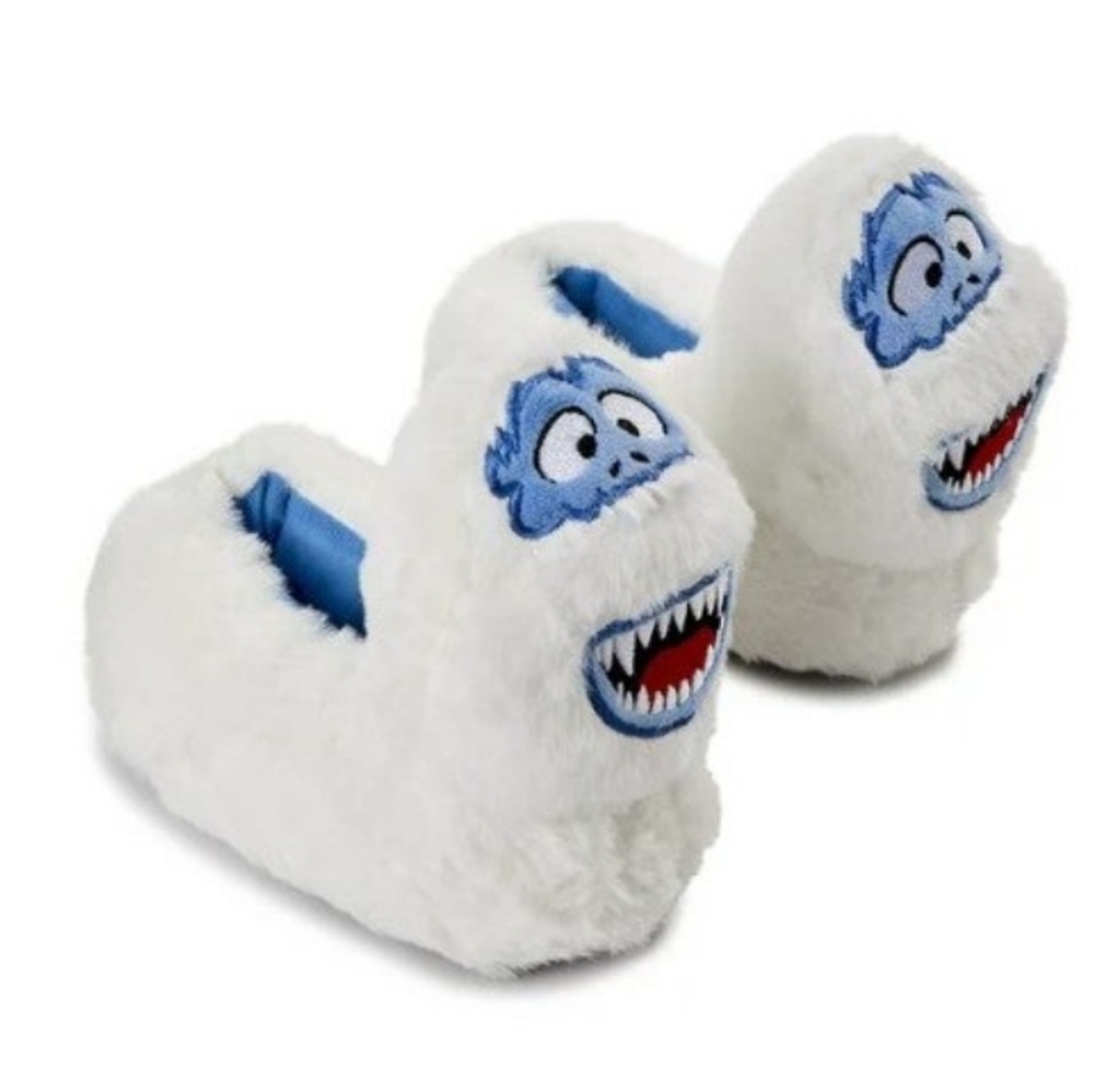 Kids NEW Plush Slippers Rudolph The Abominable Snowman size 5/6